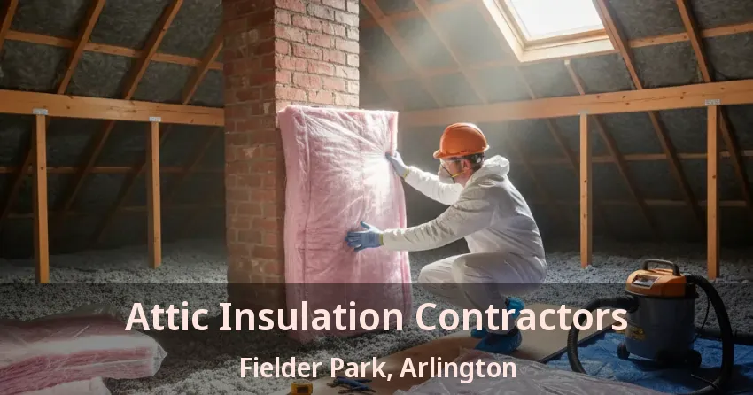 Attic Insulation Contractors Fielder Park, Arlington - TX