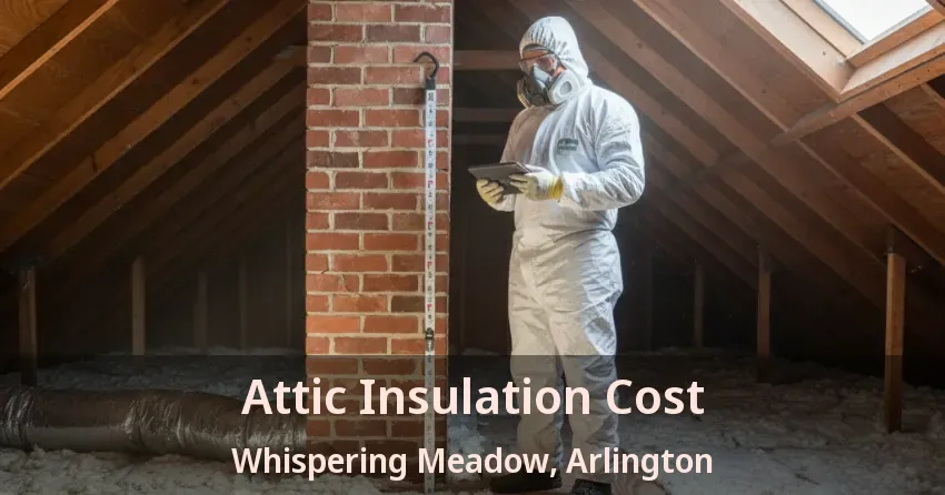 Attic Insulation Cost Whispering Meadow, Arlington - TX