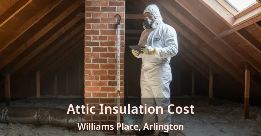 Attic Insulation Cost Williams Place, Arlington - TX