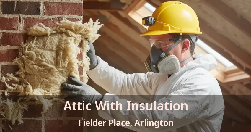 Attic With Insulation Fielder Place, Arlington - TX