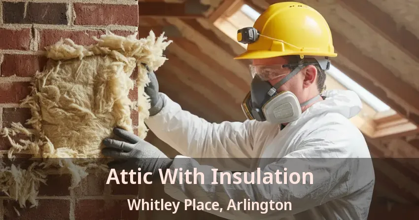 Attic With Insulation Whitley Place, Arlington - TX