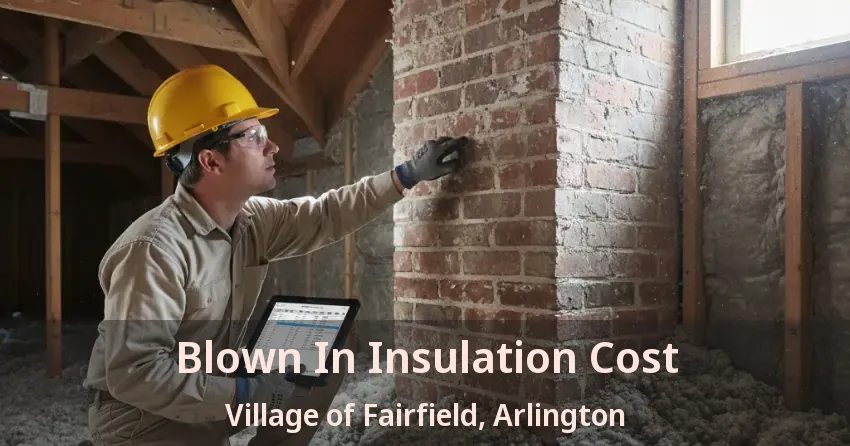 Blown In Insulation Cost Village of Fairfield, Arlington - TX