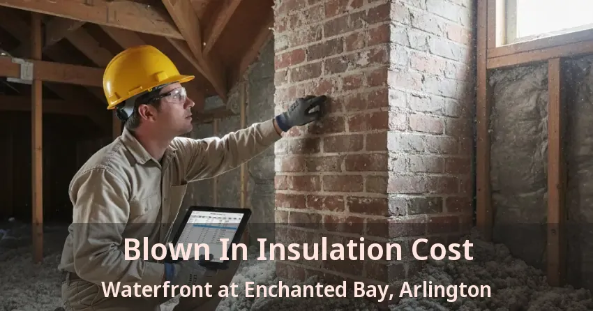 Blown In Insulation Cost Waterfront at Enchanted Bay, Arlington - TX Blown In Insulation Cost Waterfront at Enchanted Bay, Arlington - TX