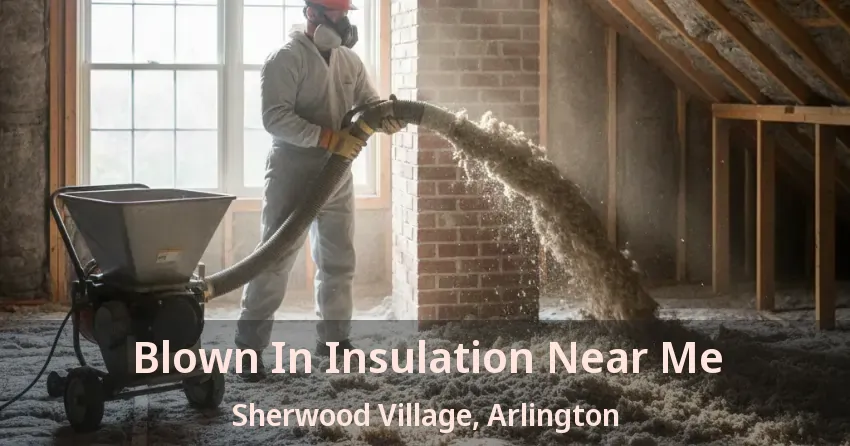 Blown In Insulation Near Me Sherwood Village, Arlington - TX