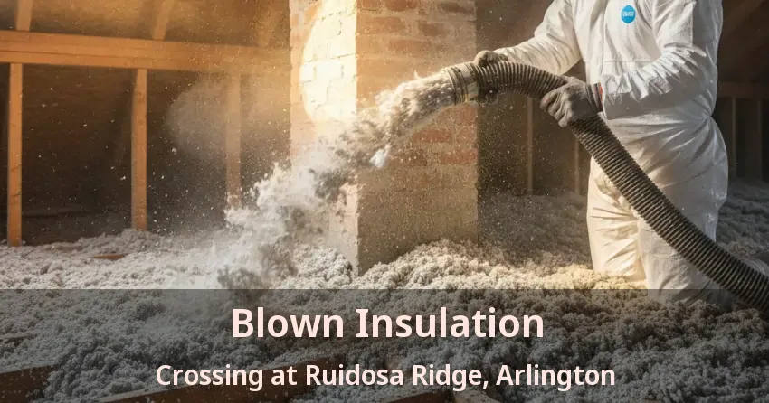 Blown Insulation Crossing at Ruidosa Ridge, Arlington - TX
