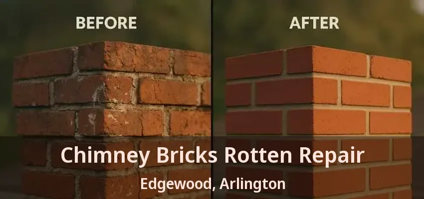 Chimney Bricks Rotten Repair Edgewood, Arlington - TX