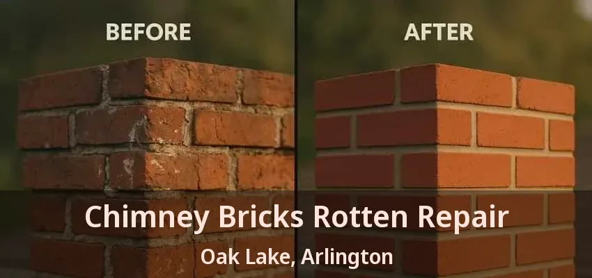 Chimney Bricks Rotten Repair Oak Lake, Arlington - TX