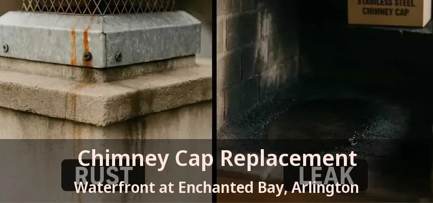 Chimney Cap Replacement Waterfront at Enchanted Bay, Arlington - TX Chimney Cap Replacement Waterfront at Enchanted Bay, Arlington - TX