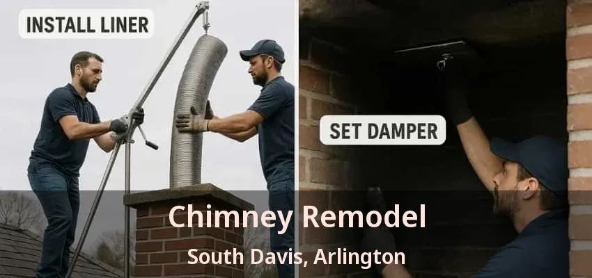 Chimney Remodel South Davis, Arlington - TX