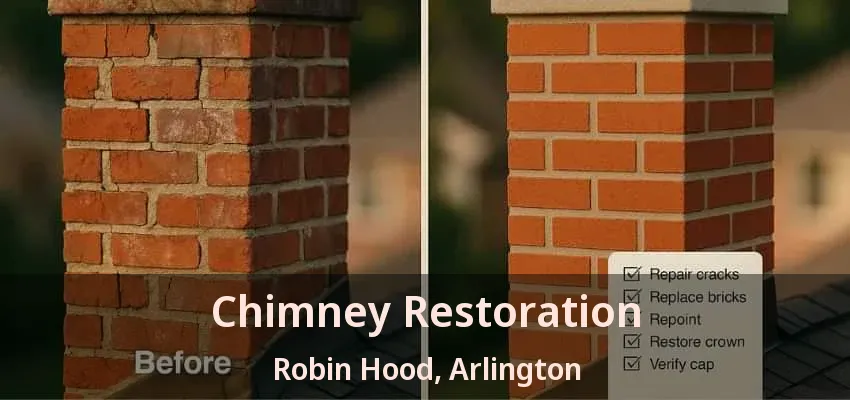 Chimney Restoration Robin Hood, Arlington - TX