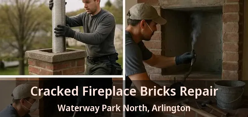 Cracked Fireplace Bricks Repair Waterway Park North, Arlington - TX Cracked Fireplace Bricks Repair Waterway Park North, Arlington - TX