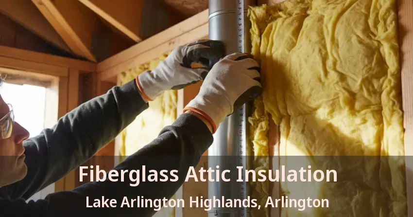 Fiberglass Attic Insulation Lake Arlington Highlands, Arlington - TX