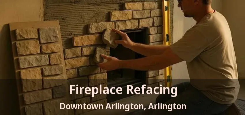 Fireplace Refacing Downtown Arlington, Arlington - TX Fireplace Refacing Downtown Arlington, Arlington - TX