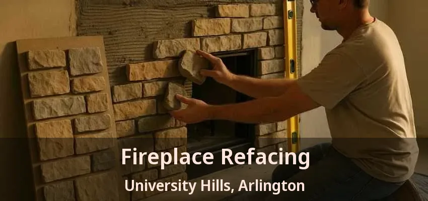 Fireplace Refacing University Hills, Arlington - TX