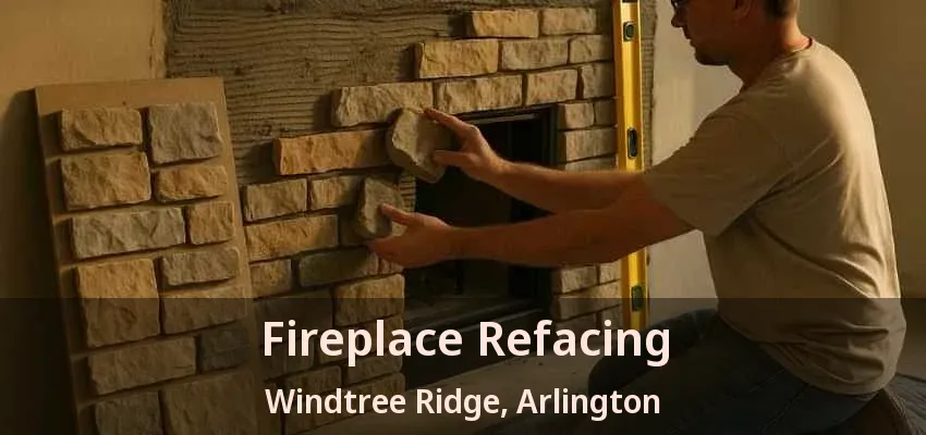 Fireplace Refacing Windtree Ridge, Arlington - TX