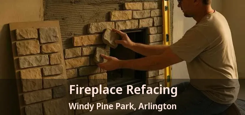 Fireplace Refacing Windy Pine Park, Arlington - TX