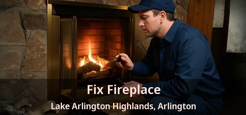 Fix Fireplace Lake Arlington Highlands, Arlington - TX
