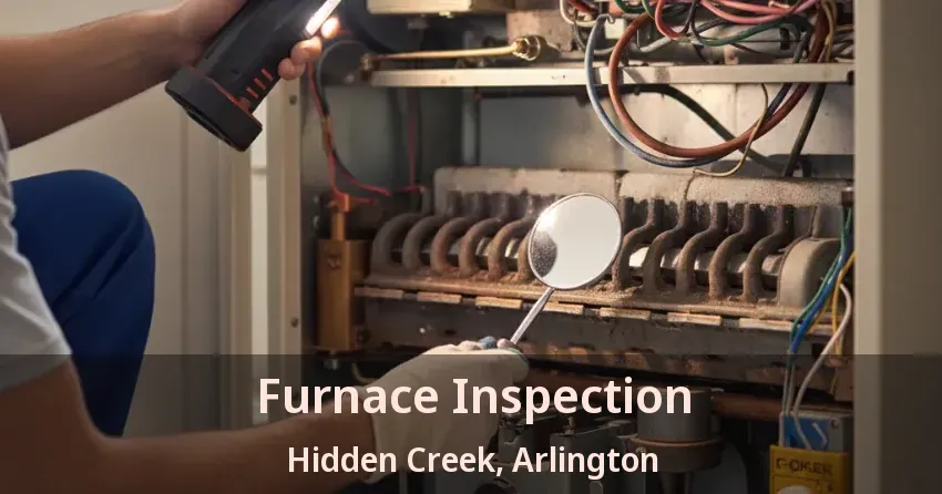 Furnace Inspection Hidden Creek, Arlington - TX