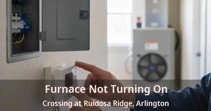 Furnace Not Turning On Crossing at Ruidosa Ridge, Arlington - TX Furnace Not Turning On Crossing at Ruidosa Ridge, Arlington - TX