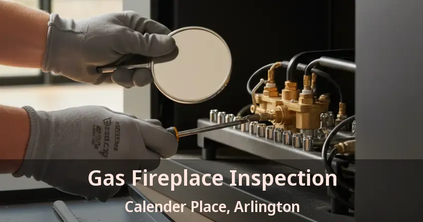 Gas Fireplace Inspection Calender Place, Arlington - TX