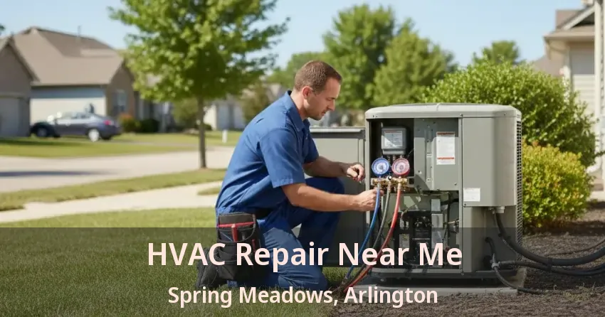 HVAC Repair Near Me Spring Meadows, Arlington - TX