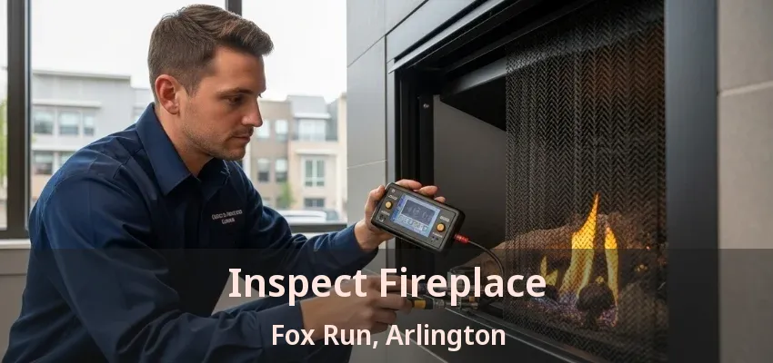 Inspect Fireplace Fox Run, Arlington - TX