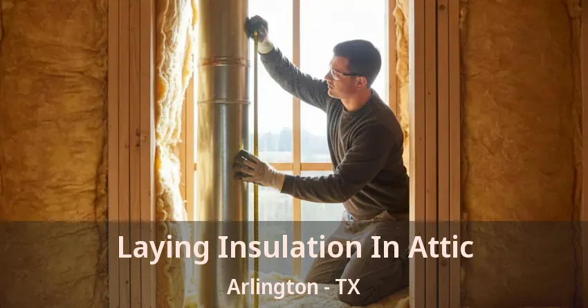 Laying Insulation In Attic Arlington - TX Laying Insulation In Attic Arlington - TX