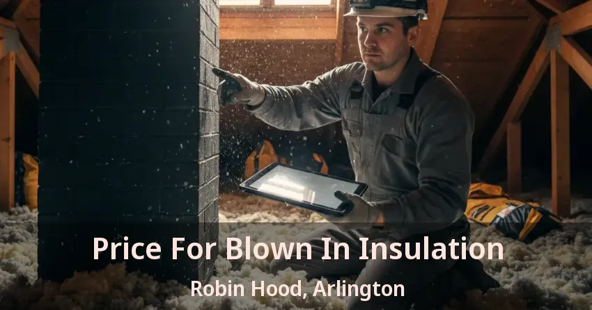 Price For Blown In Insulation Robin Hood, Arlington - TX