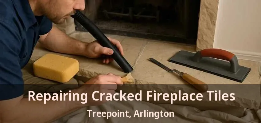Repairing Cracked Fireplace Tiles Treepoint, Arlington - TX