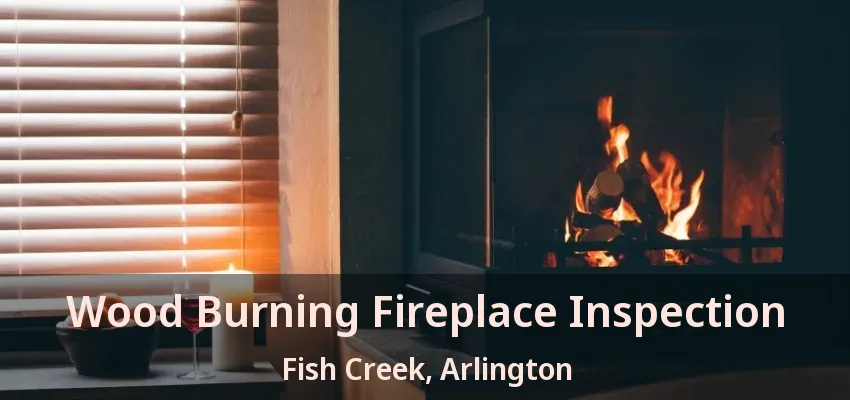Wood Burning Fireplace Inspection Fish Creek, Arlington - TX