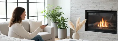 Book for Fireplace Remote Control